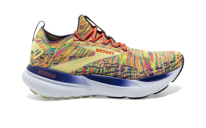 Women's Brooks Glycerin StealthFit 21, Persimmon/Charlock/Spectrum, 9.5 B Medium