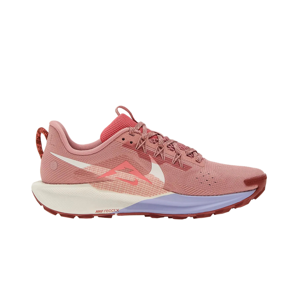 Women's Nike Pegasus Trail 5, Red Stardust/Mars Stone/Sail, 9.5 B Medium