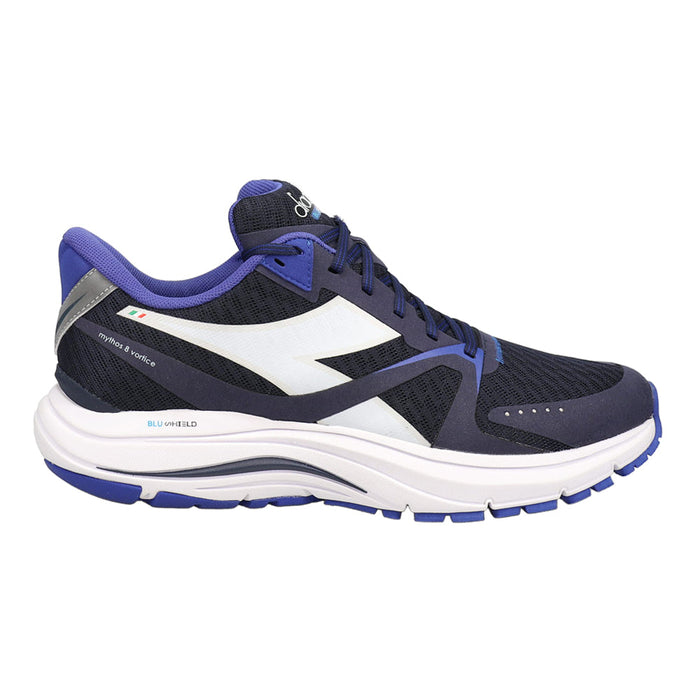 Men's Diadora Mythos Blushield 8 Vortice, Blue Corsair/White/Surf the Web, 10 D Medium