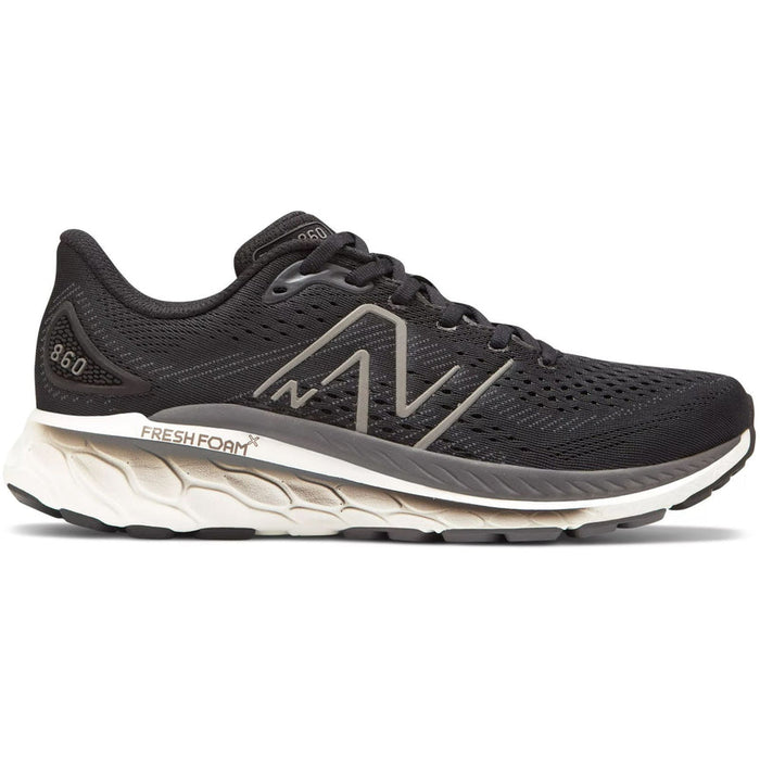 Men's New Balance Fresh Foam X 860v13, Black/White, 15 D Medium