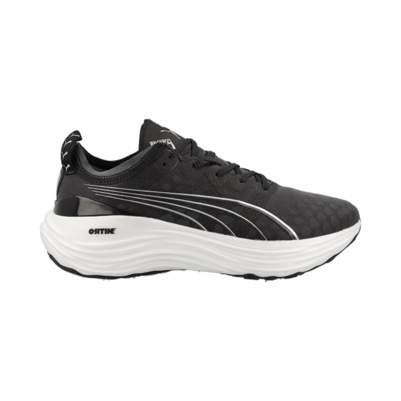 Women's Puma ForeverRun Nitro, Puma Black/Puma White, 10 B Medium