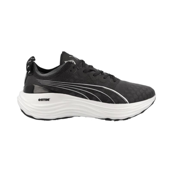 Women's Puma ForeverRun Nitro, Puma Black/Puma White, 8.5 B Medium