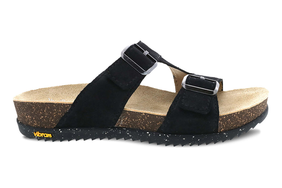 Women's Dansko Dayna Suede, Black, 9.5-10 B Medium