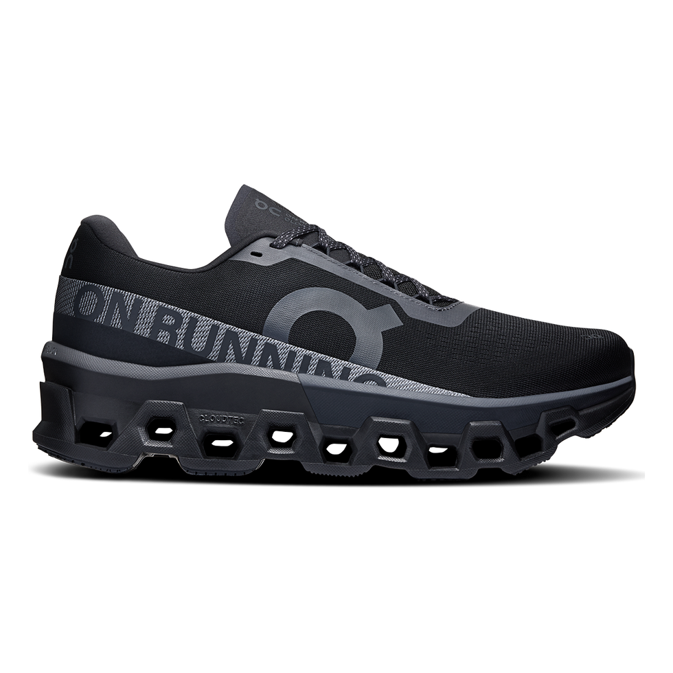 Men's On Cloudmonster 2, Black/Black, 9 D Medium