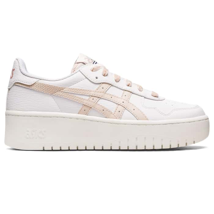 Women's Asics Japan S Pf, White/Salmon, 8.5 B Medium