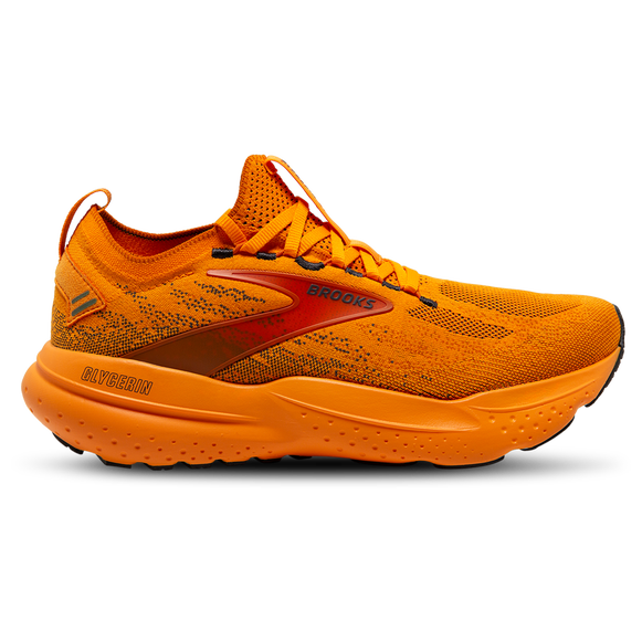 Men's Brooks Glycerin StealthFit 21, Carrot Curl/Autumn Maple, 11.5 D Medium