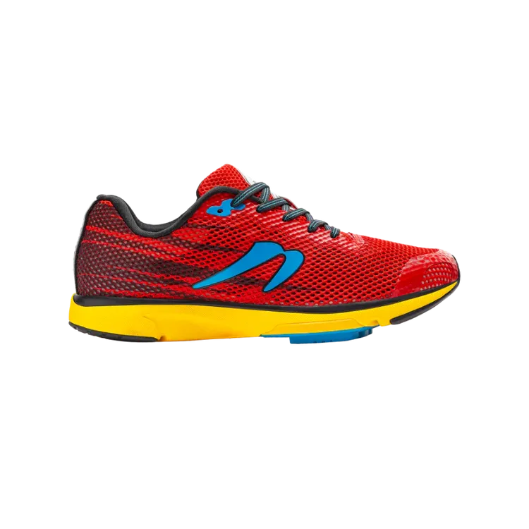 Men's Newton Running Distance 13, Red/Yellow, 12.5 D Medium