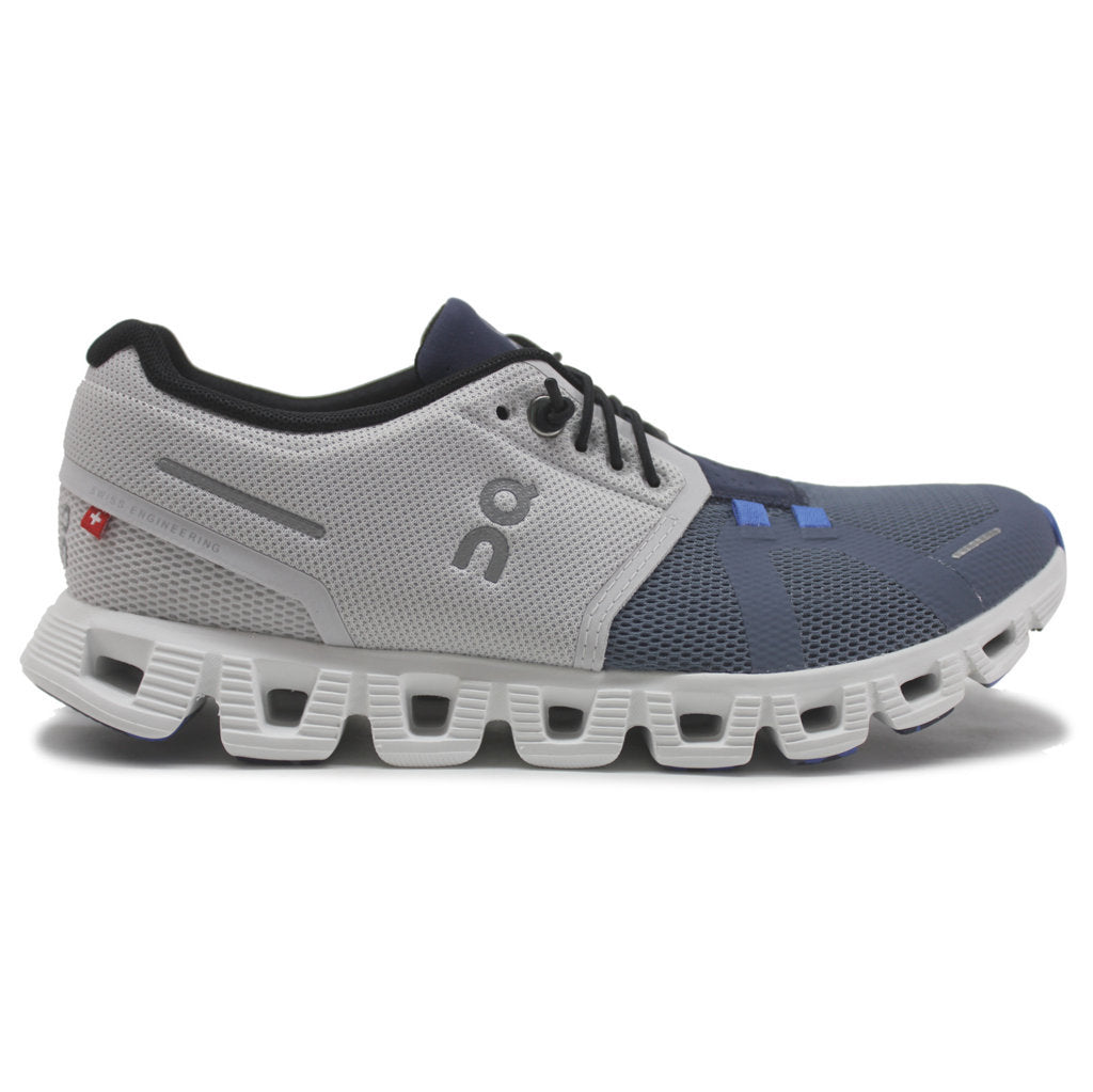 Women's On Cloud 5 Fuse, Frost/Metal, 8 B Medium