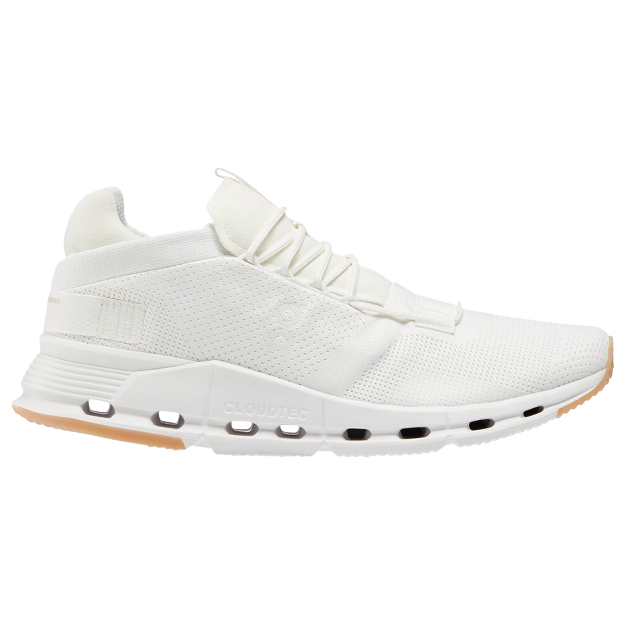 Women's On Cloudnova, Undyed-White/White, 6.5 B Medium