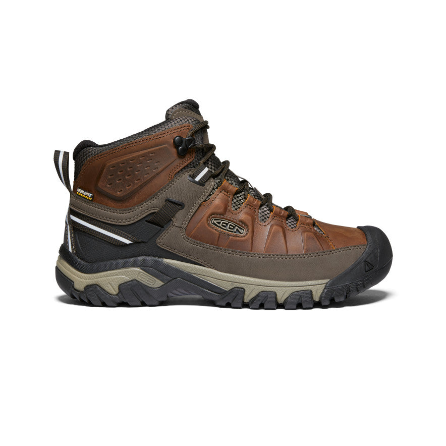 Men's Keen Targhee III Mid Waterproof, Chestnut/Mulch, 10.5 D Medium