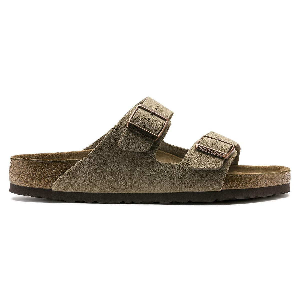 Men's Birkenstock Arizona Soft Footbed, Taupe, 11 D Medium