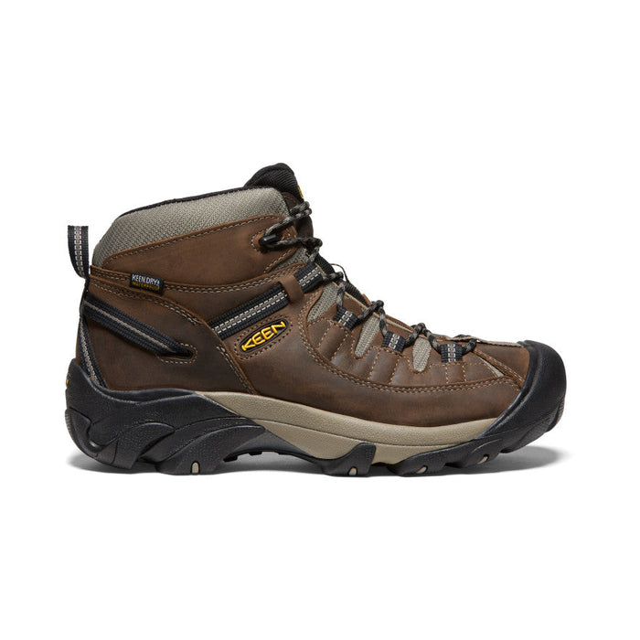 Men's Keen Targhee III Mid Waterproof, Shitake/Brindle, 8.5 D Medium