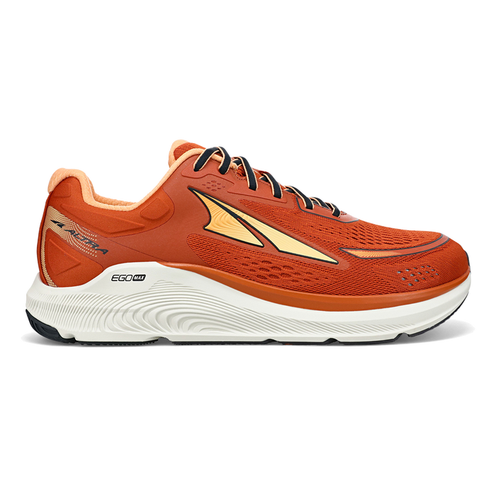Men's Altra Paradigm 6, Orange/Black, 10 D Medium â RELAY