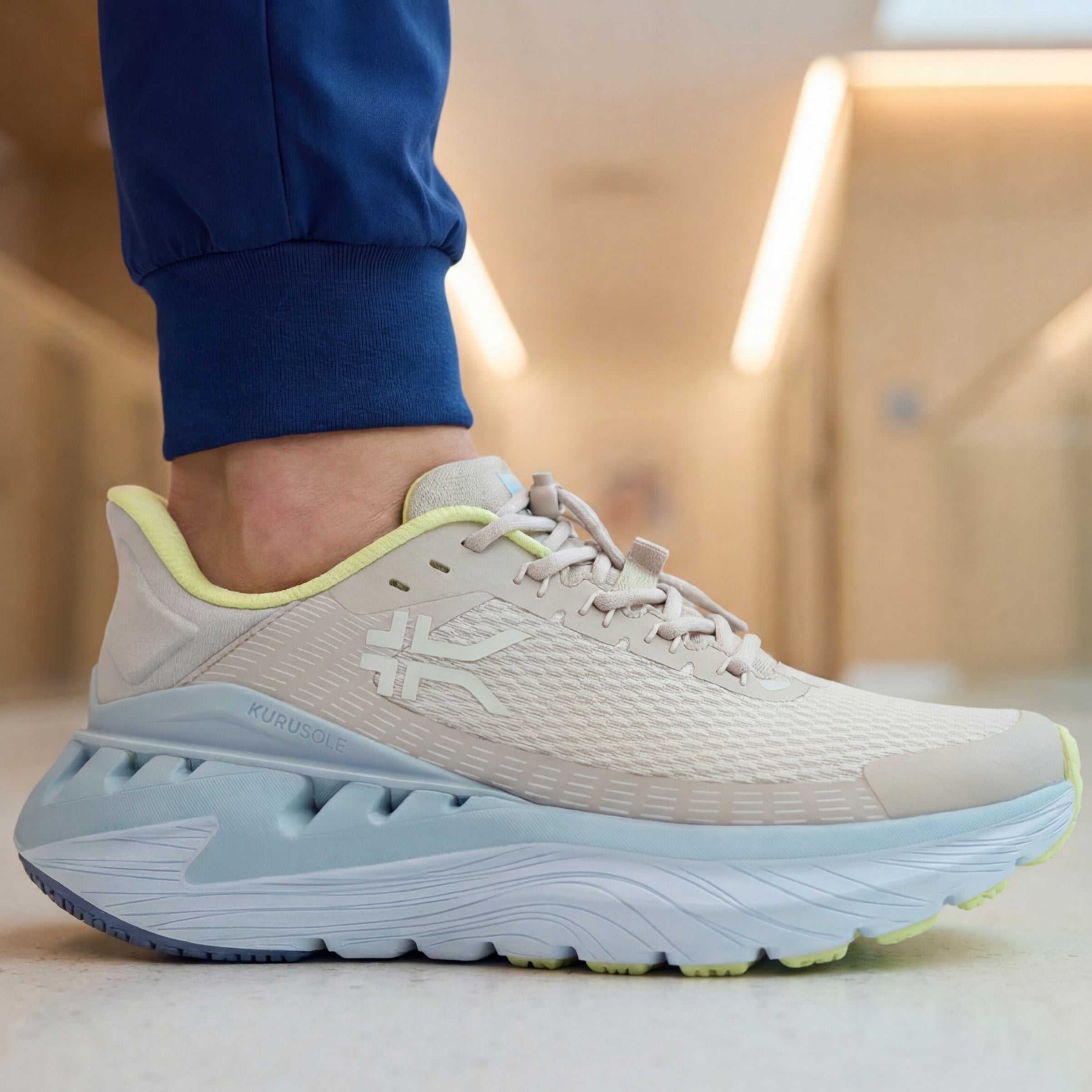 Unisex KURU CURA, Almond/Mist Blue