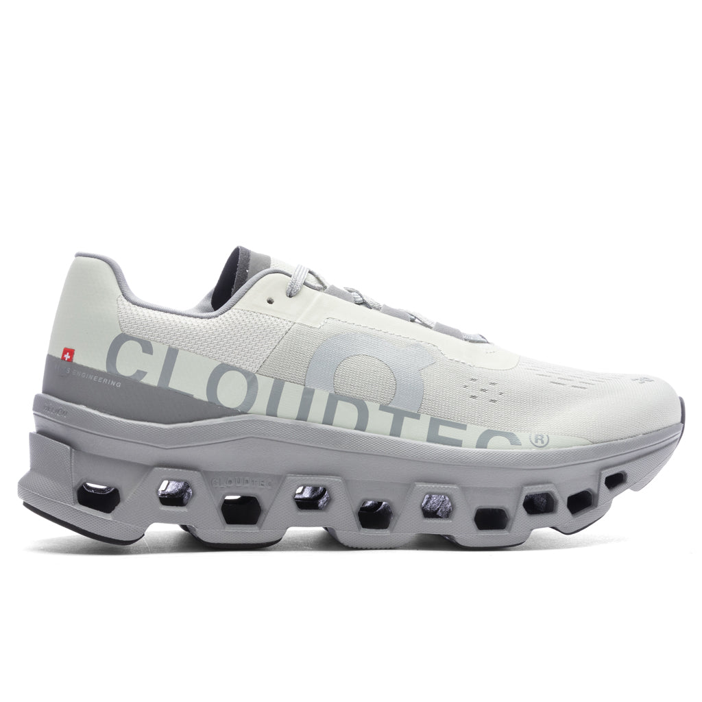 Men's On Cloudmonster, Ice/Alloy, 11 D Medium