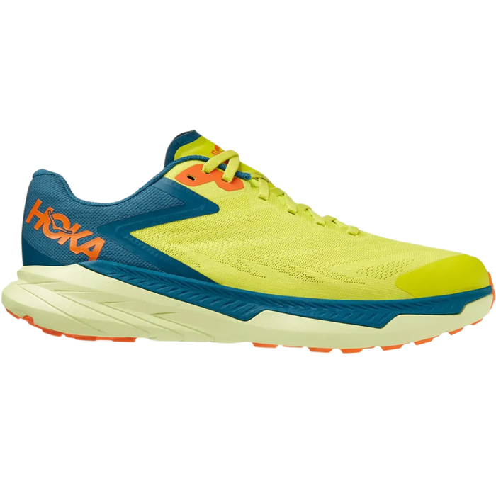 Men's Hoka One One Zinal, Evening Primrose/Blue Coral, 10.5 D Medium