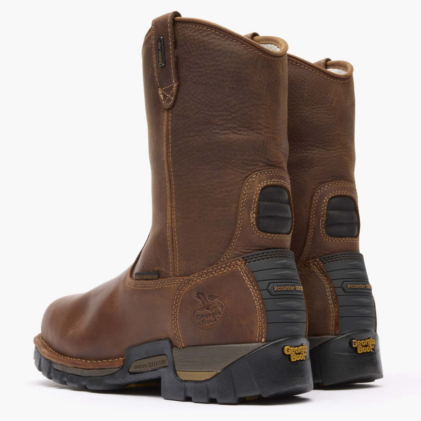 Men's Georgia Boot Eagle One Pull On Boot, Brown