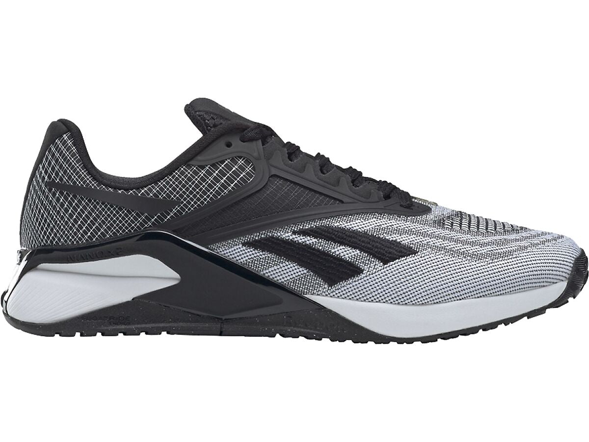 Women's Reebok Nano X2, Pure Grey 2/Ftwr White/Reebok Gum 06, 7.5 B Medium