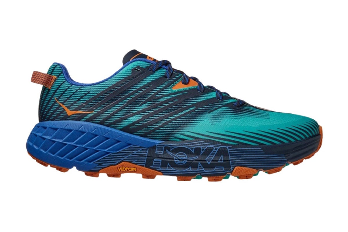 Men's Hoka Speedgoat 4, Atlantis/Dazzling Blue, 12.5 D Medium