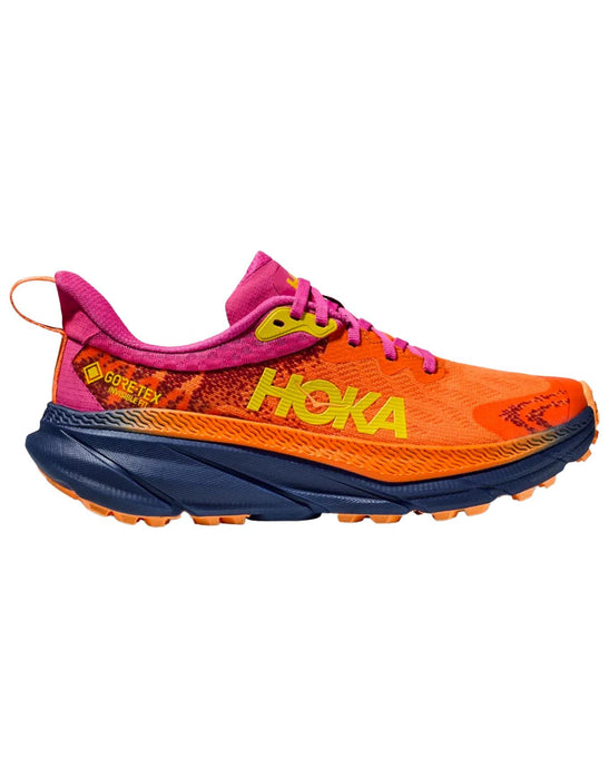 Women's Hoka One One Challenger ATR 7 GTX, Vibrant Orange/Pink Yarrow, 6 B Medium