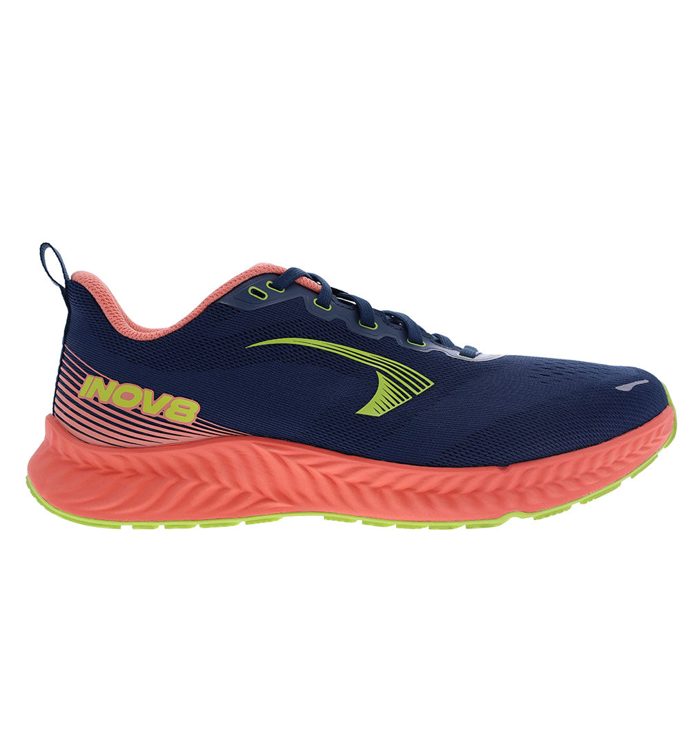 Women's Inov8 RoadFly, Blue/Coral/Lime, 10.5 D Wide