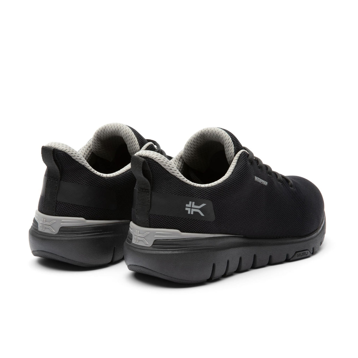 Unisex KURU FLEX Via Waterproof, Jet Black/Tungsten Gray