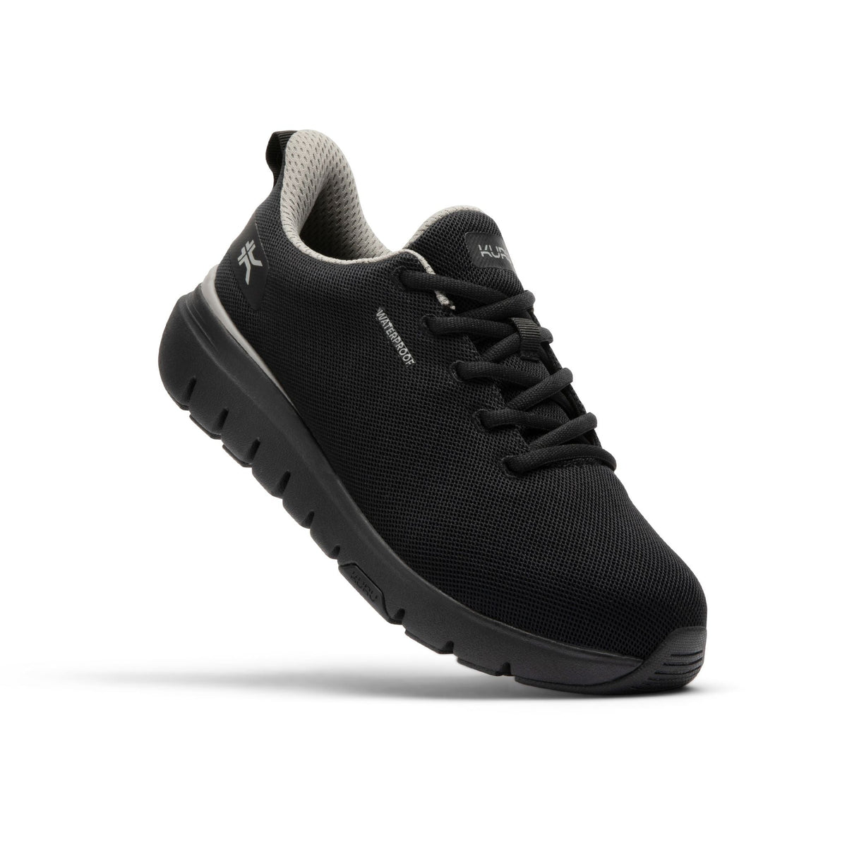 Unisex KURU FLEX Via Waterproof, Jet Black/Tungsten Gray