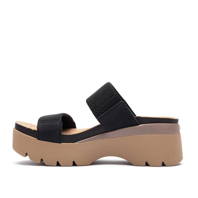 Women's KURU LOMA Tila, Jet Black/Sand