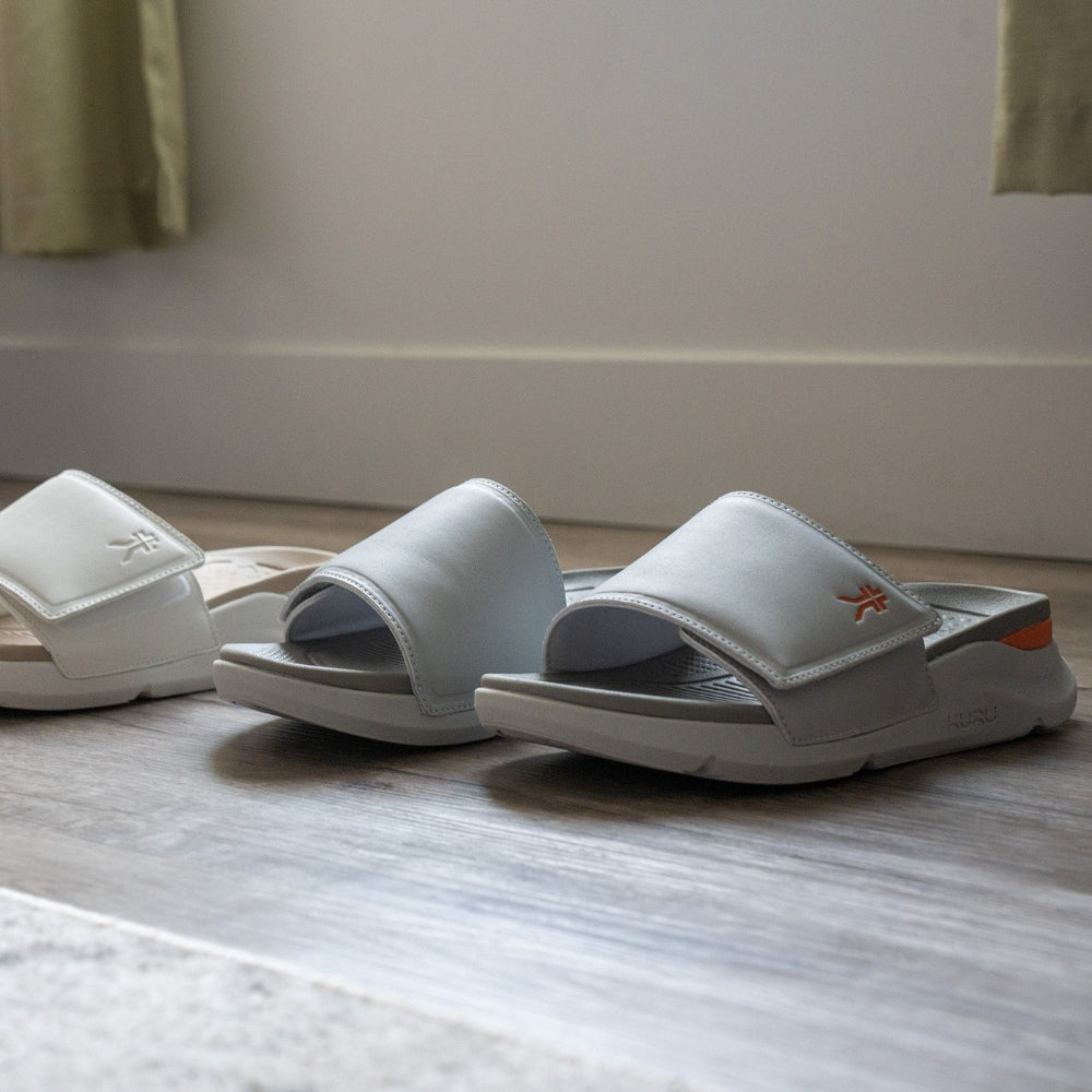 Men's KURU MOMENT, Dove Gray/Orange Sherbet