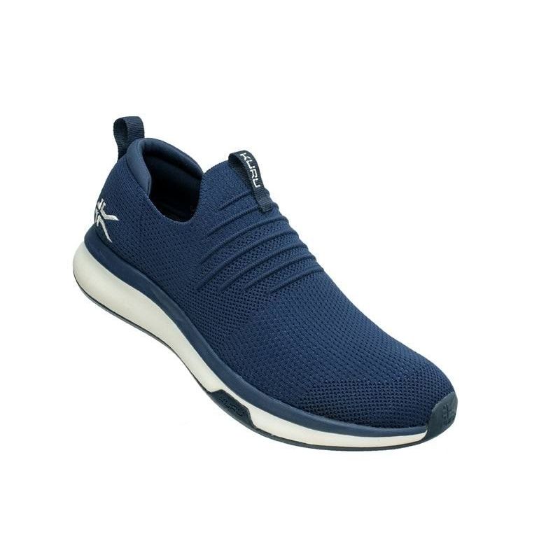 Men's KURU ATOM Slip-On, Midnight Blue/Mineral Blue