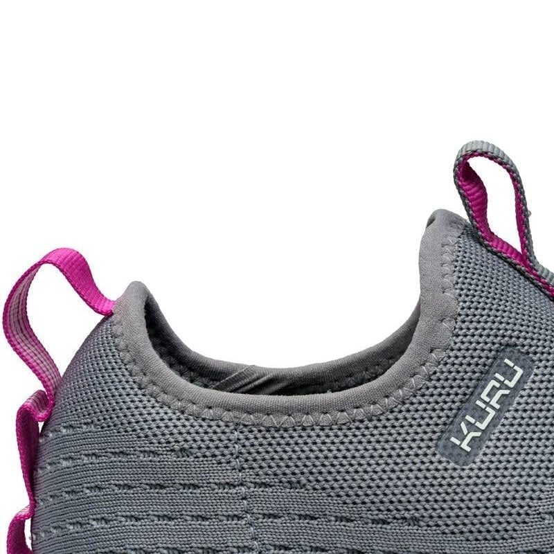 Women's KURU ATOM Slip-On, Stone Gray/Berry Pink