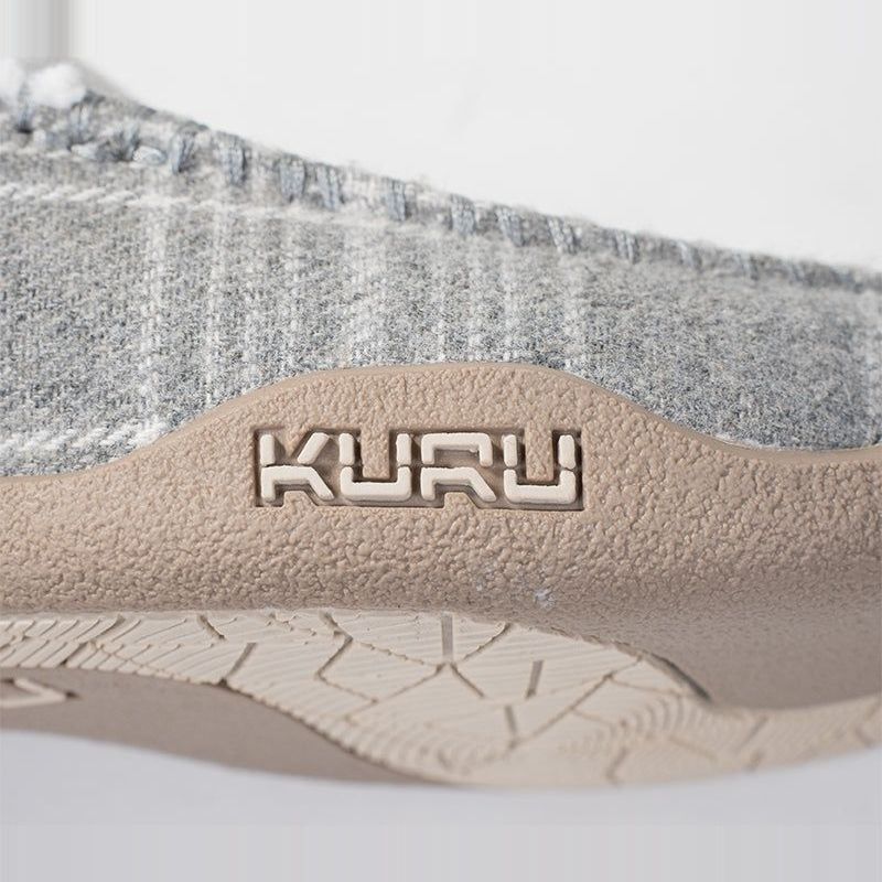 Women's KURU LOFT, Gray Plaid/Capuccino
