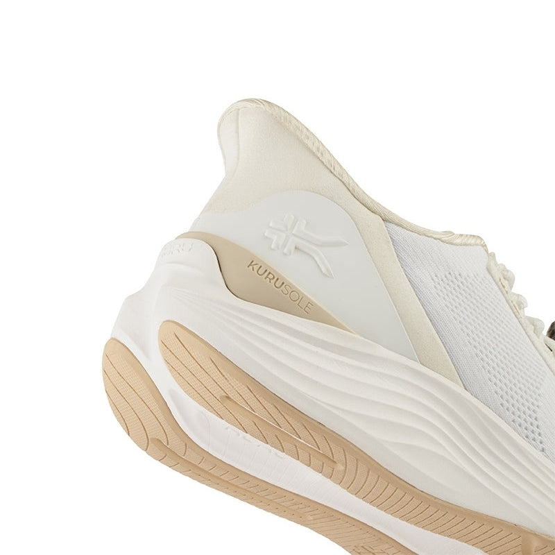 Women's KURU ATOM 2, Bright White/Sand