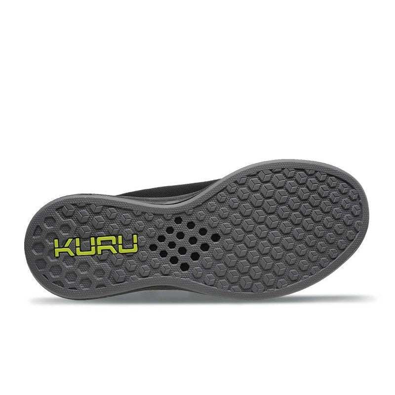 Men's KURU ATOM, Jet Black/Citron