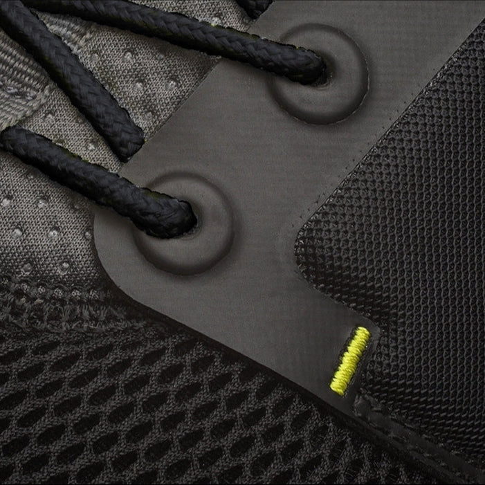 Men's KURU ATOM, Jet Black/Citron