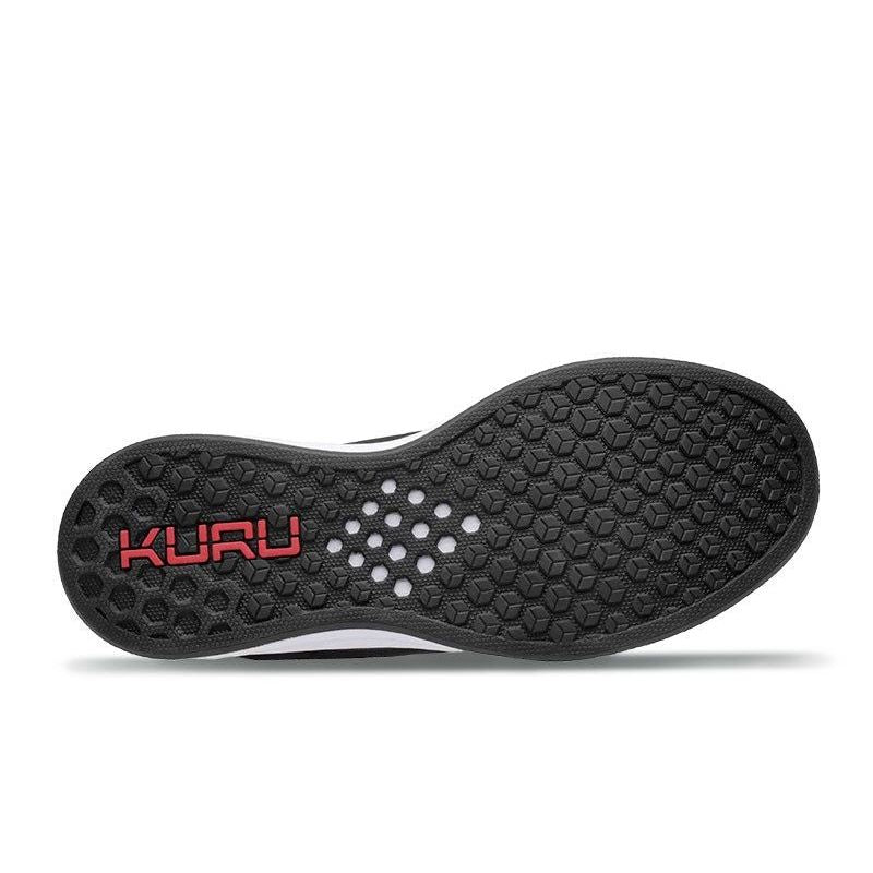Men's KURU ATOM, Jet Black/White/Fire Red