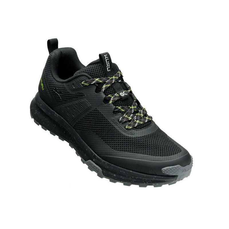 Men's KURU ATOM Trail, Jet Black/KURU Green