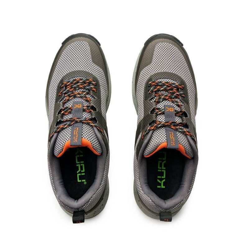 Men's KURU ATOM Trail, Lead Gray/Orange Spice