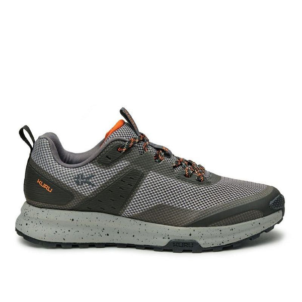 Kuru Atom Mens Hiking Shoes Sz 8.5 M Lead Gray Orange Spice Mesh Lace Up Sneaker KURU Atom Trail Review: Comfort Meets the Trail - Best Texas  main image 2