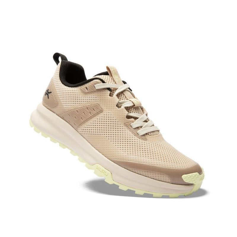 Women's KURU ATOM Trail, Sand/Lime Sorbet
