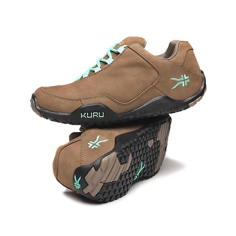 Women's KURU CHICANE, Warmstone/Jet Black/Mint Green