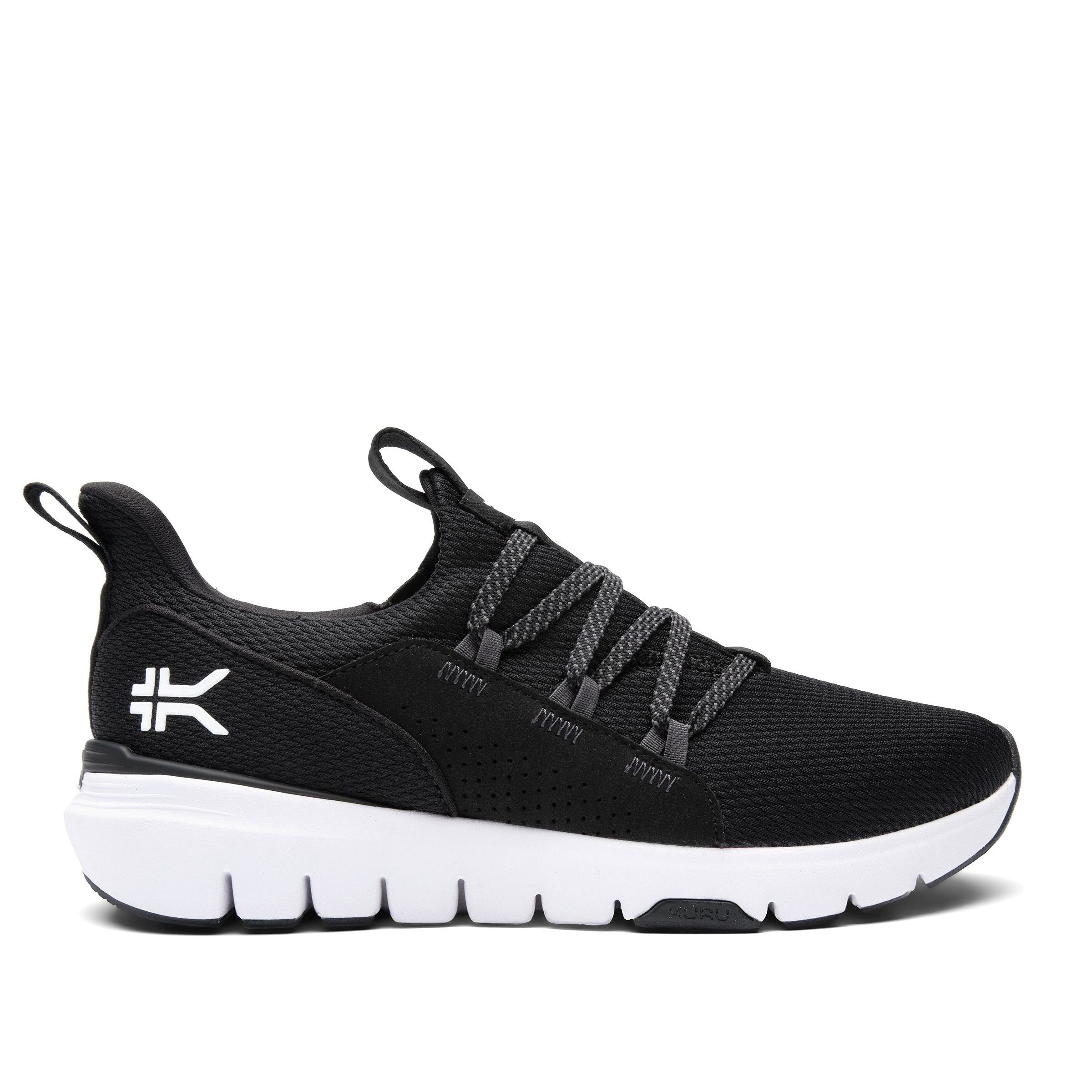 Men's Kuru Flex Slip-On, Jet Black/Bright