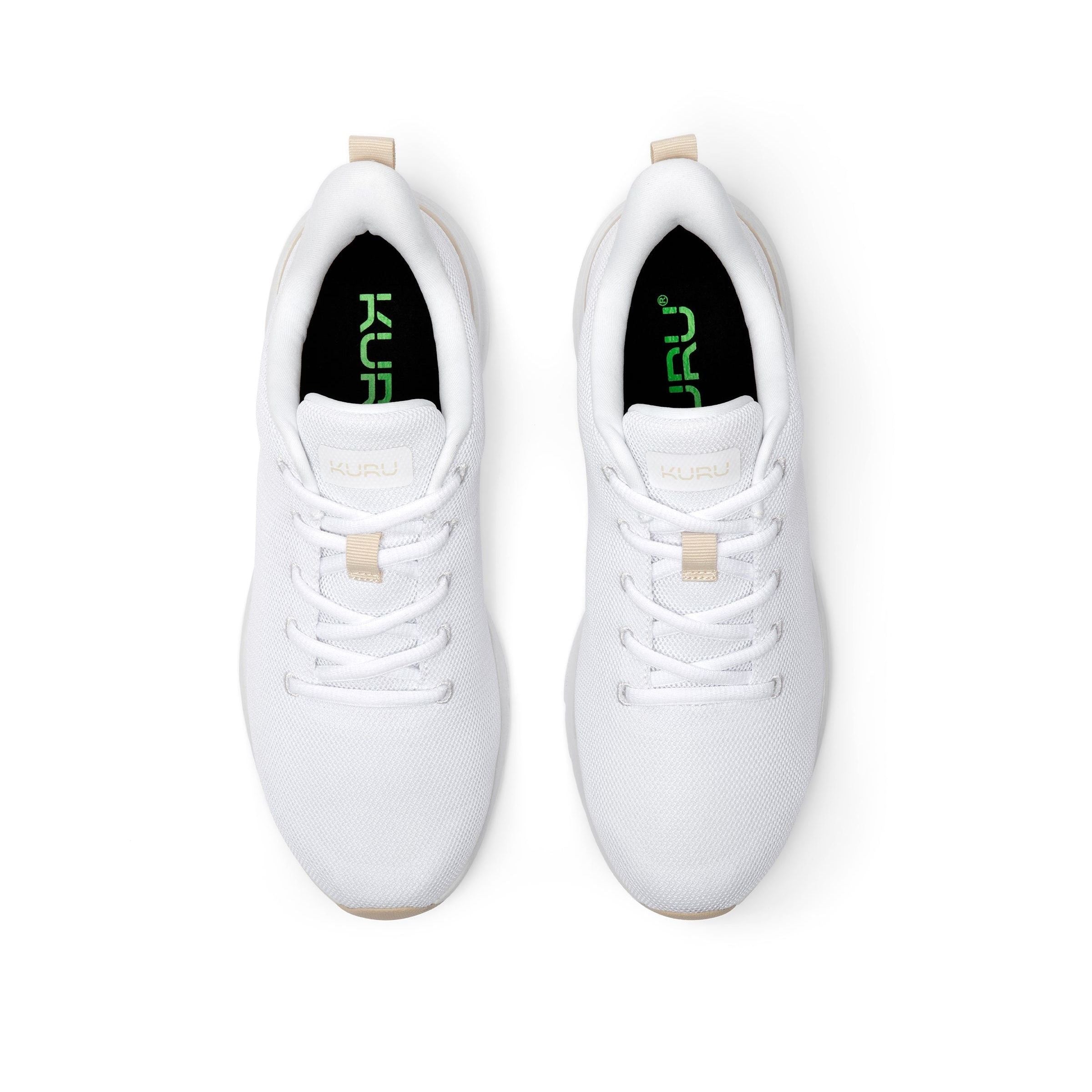 Women's KURU FLEX Via, Bright White/Sand