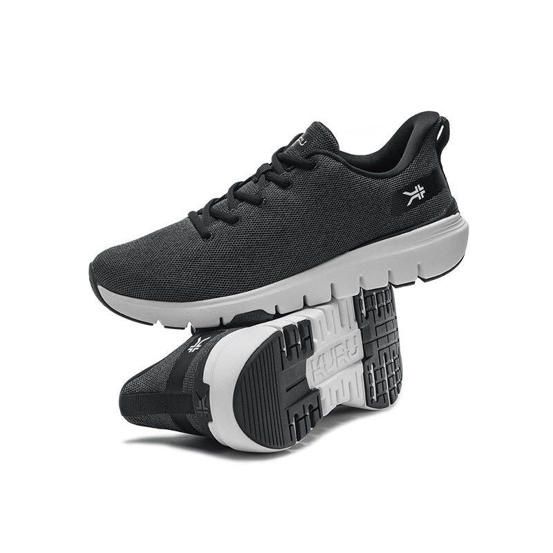 Men's KURU FLEX Via, Jet Black/Bright White