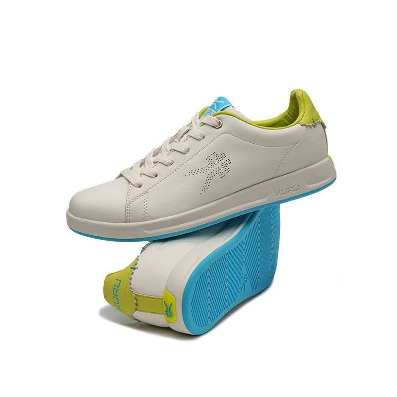 Women's KURU ROAM, Bright White/Pale Lime