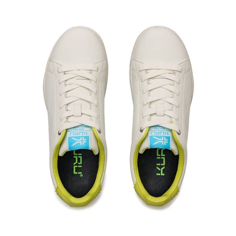 Women's KURU ROAM, Bright White/Pale Lime