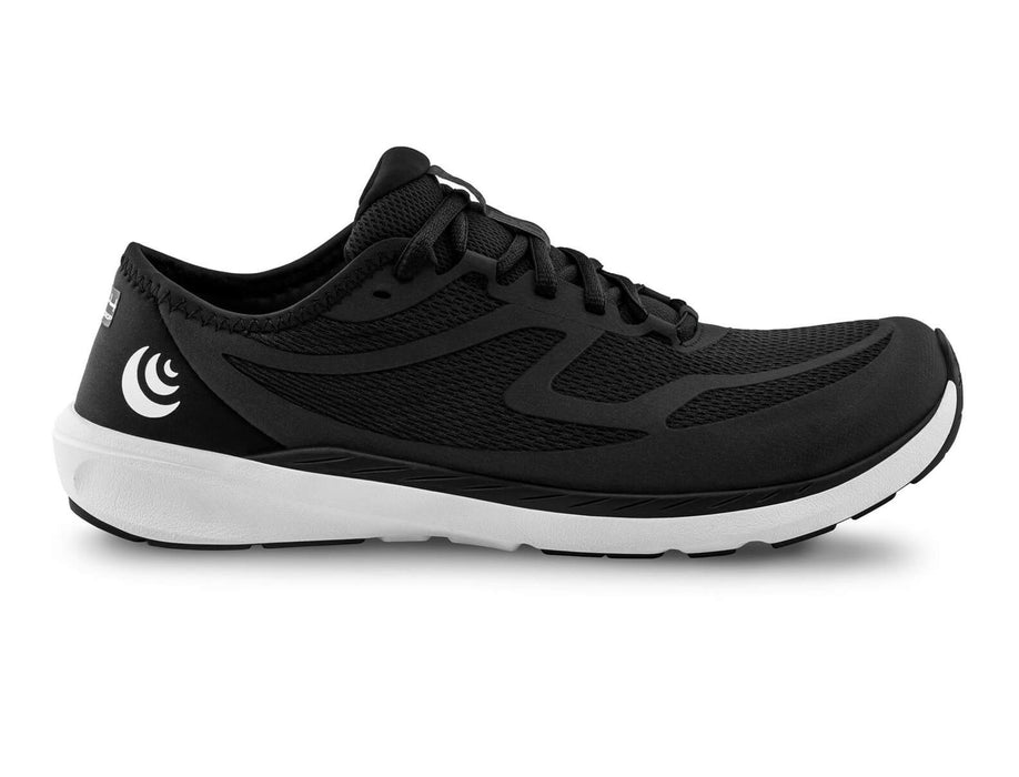 Men's Topo Athletic ST-4, Black/White, 8 D Medium