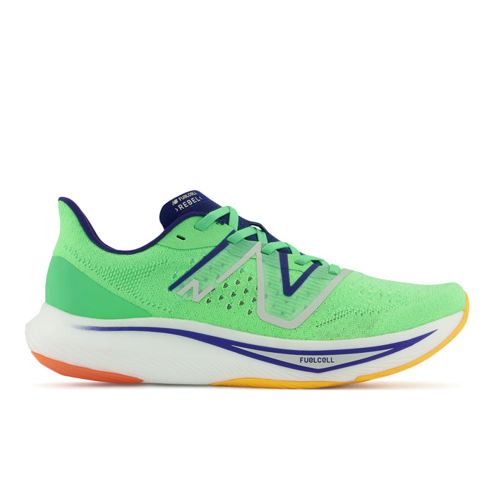 Men's New Balance FuelCell Rebel V3, Vibrant Spring/Victory Blue, 12.5 D Medium