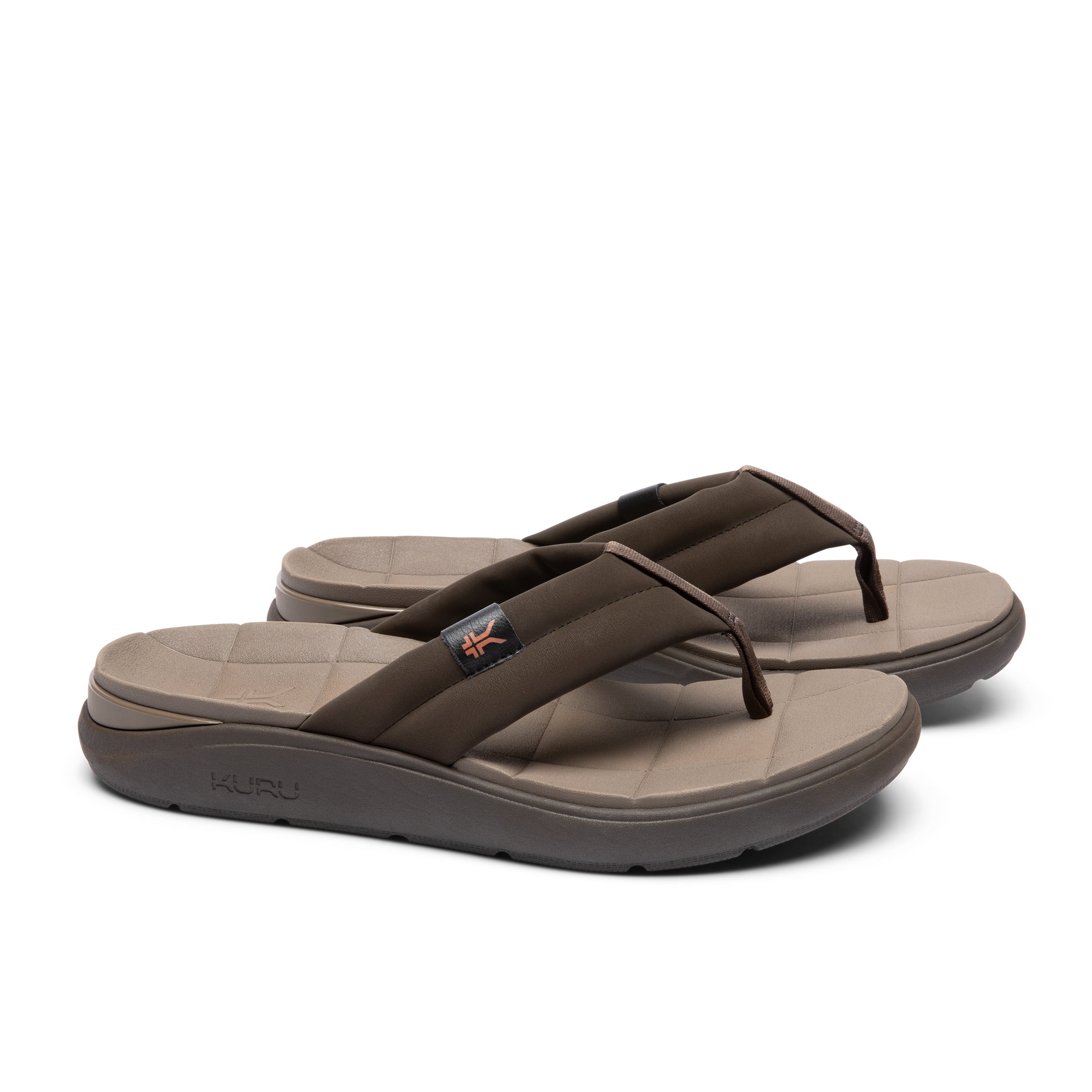 Men's KURU MOMENT Flip, Espresso Brown/Warmstone