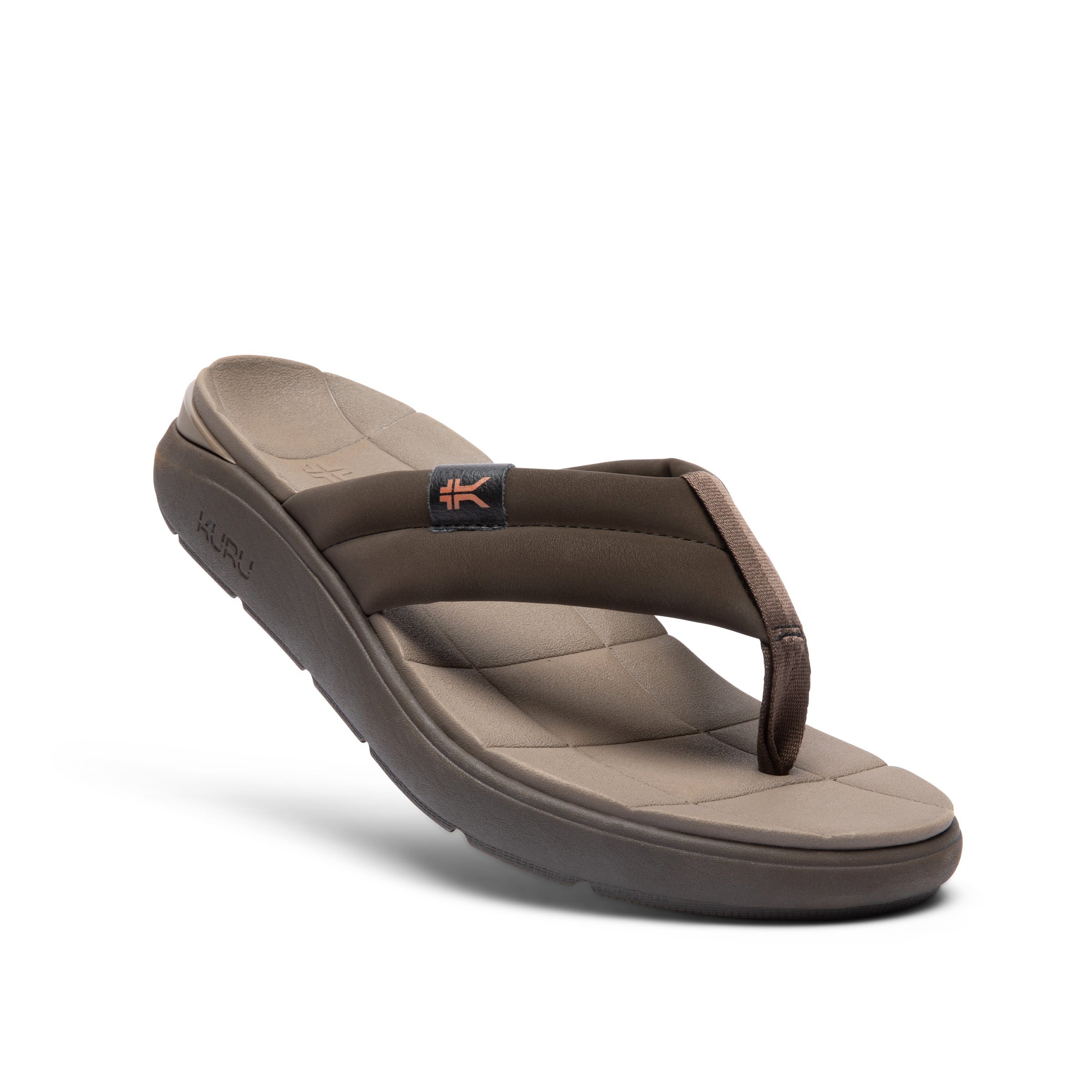 Men's KURU MOMENT Flip, Espresso Brown/Warmstone